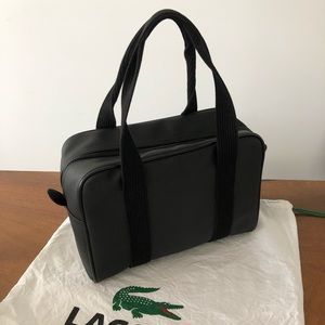 LACOSTE Black Boston Bag